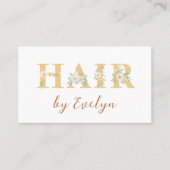 Daisies Bloemen Letters Haar Visitekaartje (Voorkant)