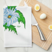 Daisies bloemen theedoek (Quarter Fold)