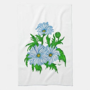 Daisies bloemen theedoek