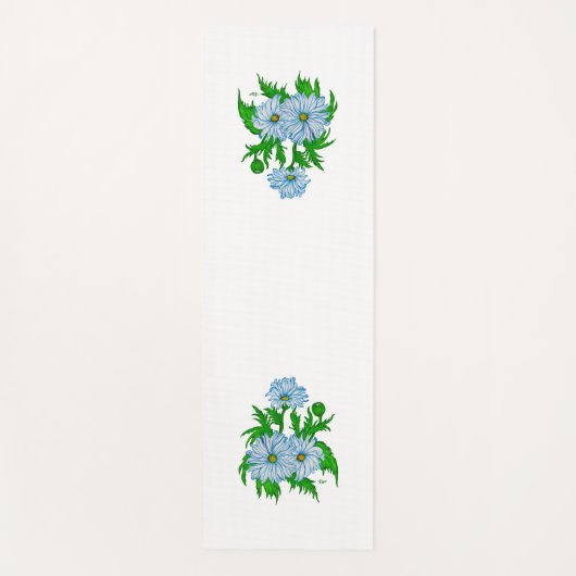 Daisies bloemen yogamat (Voorkant)