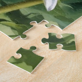 Daisies Bloemenbos Elegante Waterverf Legpuzzel (Zijkant)