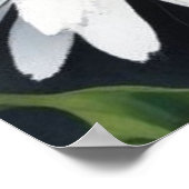 Daisies Bloemenbos Elegante Waterverf Poster (Hoek)