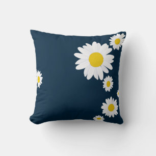 Daisies Blue Kussen