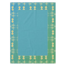 Daisies & Blue Tablecloth