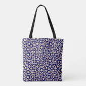 Daisies Boho Pattern Tote Bag (Achterkant)