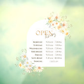 Daisies boogopeninguren raamkoeling raamsticker (Vel 3)