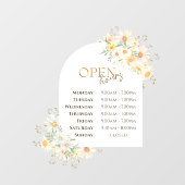 Daisies boogopeninguren raamkoeling raamsticker (Vel)