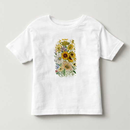 Daisies, bord 31 van 'De Dames' Kinder Shirts (Voorkant)