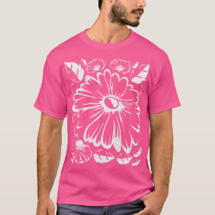 Daisies Botanische Natuur Gardener Floral Daisy Fl T-shirt