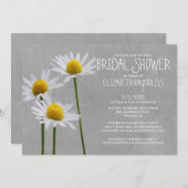 Daisies Bridal Shower-uitnodigingen Kaart (Voorkant / Achterkant)