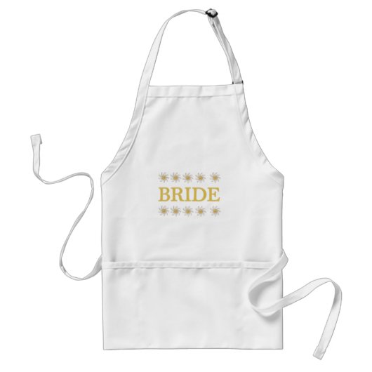 Daisies Bride T-shirts en Gifts Standaard Schort (Voorkant)