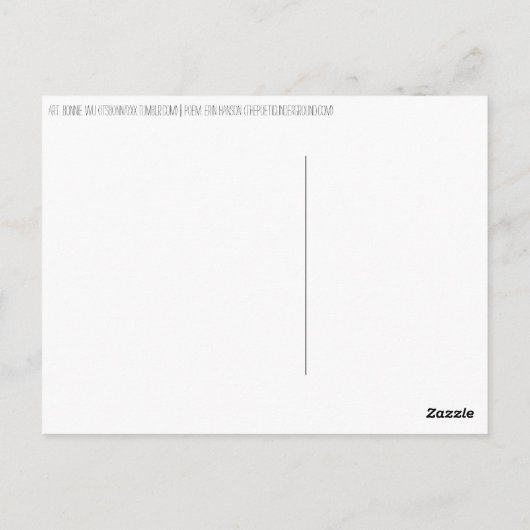 Daisies Briefkaart (Achterkant)