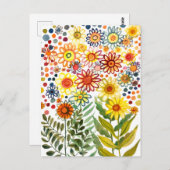 Daisies Briefkaart (Voorkant / Achterkant)