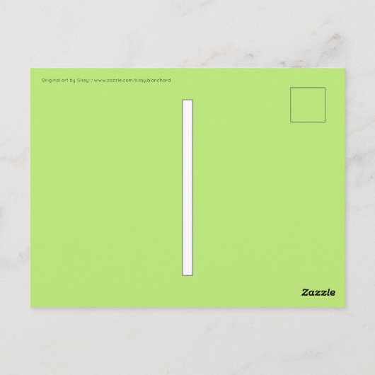 Daisies Briefkaart (Achterkant)