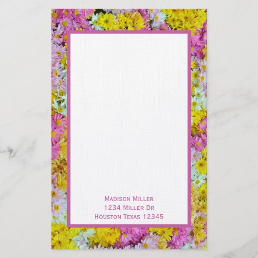 Daisies Briefpapier (Voorkant)