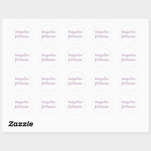 Daisies Bulgaarse prinses Ronde Sticker (Vel)