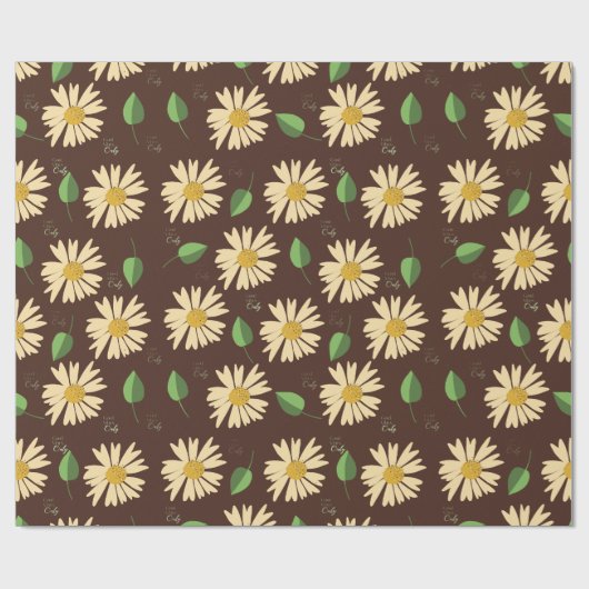 Daisies Cadeaupapier (Vlak)