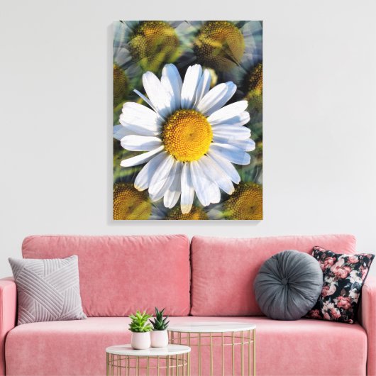 DAISIES CANVAS AFDRUK (Insitu (Woonkamer))