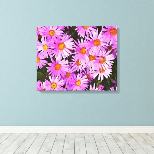 DAISIES CANVAS AFDRUK (Insitu (Houten vloer))