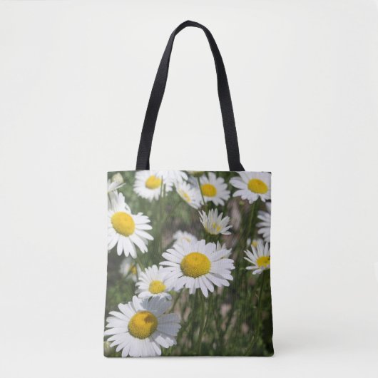 Daisies canvas tas (Voorkant)