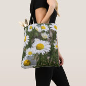 Daisies canvas tas (Dichtbij)