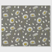 Daisies-chic-patroon Cadeaupapier (Vlak)