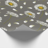Daisies-chic-patroon Cadeaupapier (Hoek)