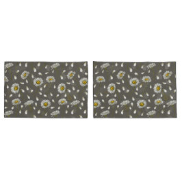 Daisies-chic-patroon Kussensloop