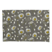 Daisies-chic-patroon Kussensloop (Voorkant-Links)