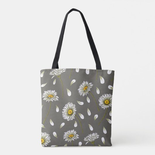 Daisies-chic-patroon Tote Bag (Achterkant)