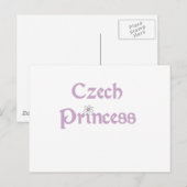 Daisies Czech Princess Briefkaart (Voorkant / Achterkant)