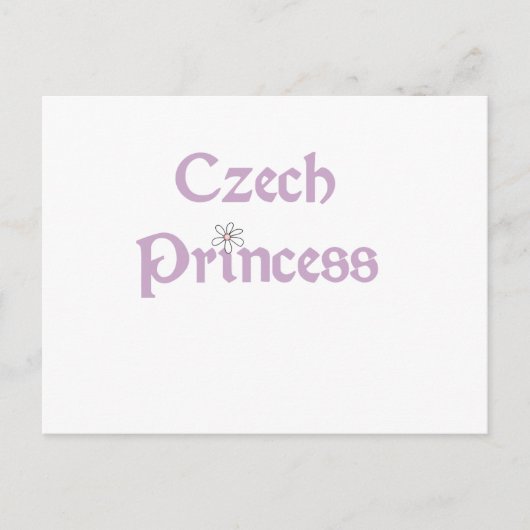 Daisies Czech Princess Briefkaart (Voorkant)