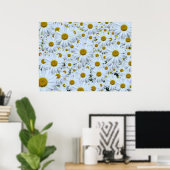 Daisies daisies daisies poster (Thuiskantoor)