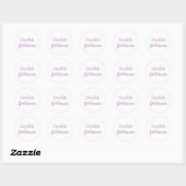Daisies Deense prinses Ronde Sticker (Vel)