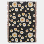 Daisies Drawing Thow Blanket Deken (Voorkant Verticaal)