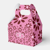 Daisies Eenvoudig Stijlvol Modern Bedankdoosjes (Achterkant)