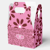 Daisies Eenvoudig Stijlvol Modern Bedankdoosjes (Geopend)