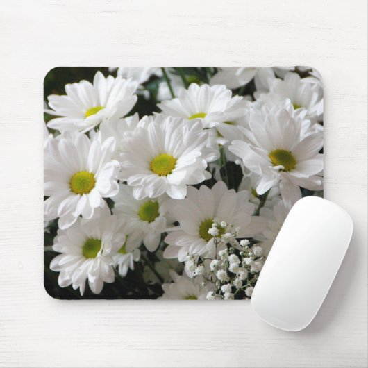 Daisies en Baby Breaths Muismat (Met muis)