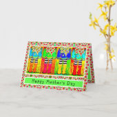 Daisies en Boots Happy Moederdag Kaart (Gele Bloem)