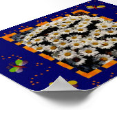 Daisies en Bugs Poster (Hoek)