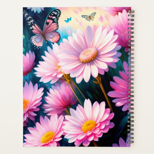 Daisies en Butterflies Planner (Achterkant)