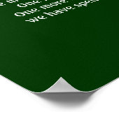 Daisies en een gedicht Poster (Hoek)