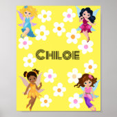 Daisies en fairies poster (Voorkant)