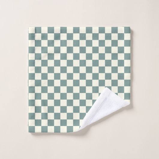 Daisies en Ladybugs Peach en Blauwgroen Bad Handdoek (Wasdoekje)