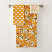 Daisies en Ladybugs zonnegeel Bad Handdoek (Insitu)