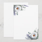 Daisies en Lavendel Kaart (Voorkant / Achterkant)