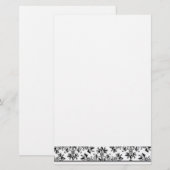 Daisies en Leaves Floral Art niet-gehelde artieste Briefpapier (Voorkant / Achterkant)