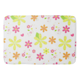 Daisies en Polka Dots Badmat