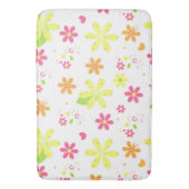 Daisies en Polka Dots Badmat (Voorkant Verticaal)