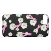 Daisies en roze linten Case-Mate iPhone case (Achterkant (Horizontaal))